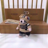 Burberry checked cashmere Thomas teddy sweater bag and keychain