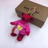 Burberry checkered cashmere Thomas Teddy love sweater, bags and keychain