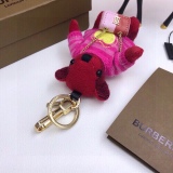 Burberry checkered cashmere Thomas Teddy love sweater, bags and keychain