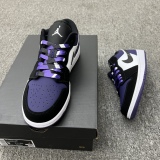 Air Jordan 1 Low Court Purple Style:553558-125/553560-125