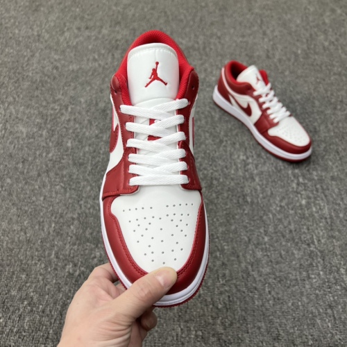 Air Jordan 1 Low “Gym Red” Style:553558-611/553560-611