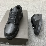 Air Jordan 1 Retro Low Triple Black Style:553558-025