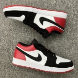 Air Jordan 1 Low “Black Toe” Style:553558-116/553560-116
