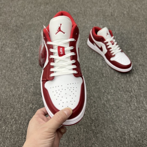 Air Jordan 1 Low “Gym Red” Style:553558-611/553560-611