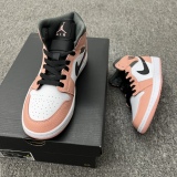 Air Jordan 1 Mid “Pink Quartz” Style:555112-603