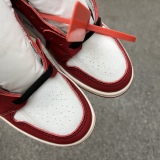 OFF-WHITE x Air Jordan 1 Retro High The Ten “Chicago” Style:AA3834-101