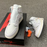 OFF-WHITE x Air Jordan 1 Retro High “White the ten” Style:AQ0818-100