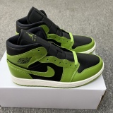 Air Jordan 1 Mid Green Black Style:BQ6472-031