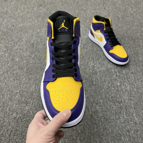 Air Jordan 1 Mid Lakers Style:DQ8426-517