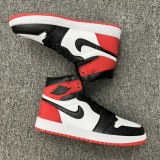Air Jordan 1 Retro High “Satin Black Toe” Style:CD0461-016