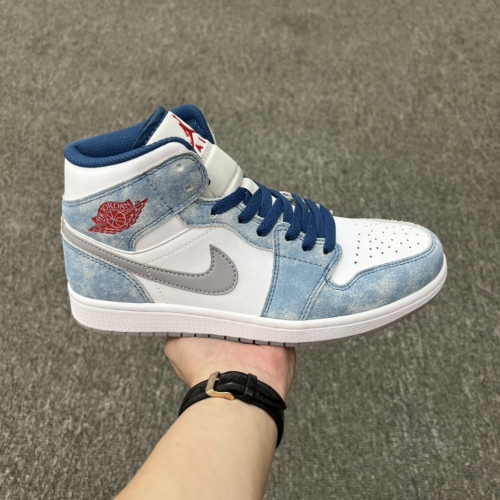 Air Jordan 1 Mid  “French Blue ” Style:DN3706-401/DR6235-401