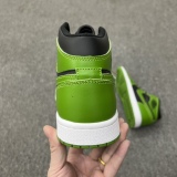 Air Jordan 1 Mid Green Black Style:BQ6472-031