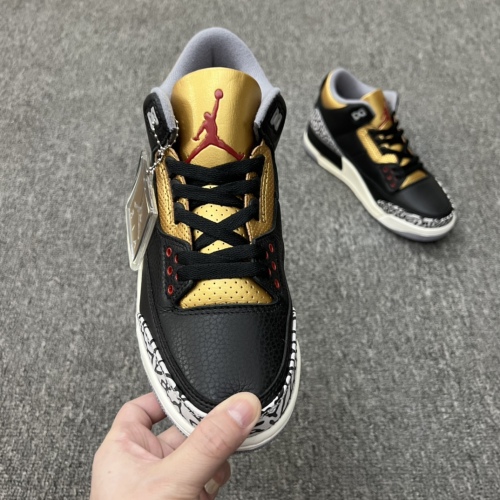 Air Jordan 3 Retro Black Gold Style:CK9246-067