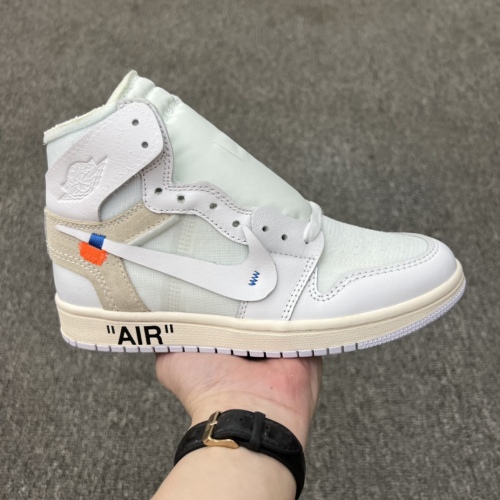 OFF-WHITE x Air Jordan 1 Retro High “White the ten” Style:AQ0818-100