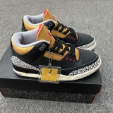 Air Jordan 3 Retro Black Gold Style:CK9246-067