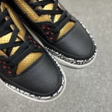 Air Jordan 3 Retro Black Gold Style:CK9246-067