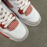 Nike sb x Air Jordan 4 RETRO White and Red Co -branded AJ4Style:DR5415-106