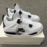 Nike SB X Air Jordan 4 RETRO White Gray Black Corporation AJ4Style:DR5415-100101107