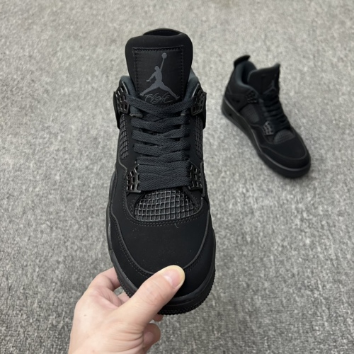 Air Jordan 4 Retro Black Cat Black Cat AJ4Style:CU1110-010/408452-010