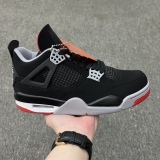 Air Jordan 4 RETRO  BRD  new black and red recoveryStyle:308497-060/408452-060