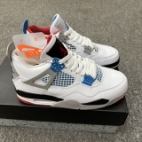 AIR JORDAN 4 TATTOO  What The  helps white and blue cricket AJ4Style:CI1184-146