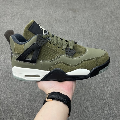 Air Jordan 4 Retro Olive Canvas Army Green AJ4Style:FB9927-200