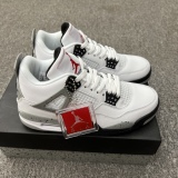 Air Jordan 4 Retro Og CEMENT White Cement AJ4Style:840606-192/836016-192