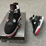 Air Jordan 4 RETRO  BRD  new black and red recoveryStyle:308497-060/408452-060