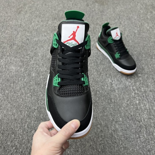Nike SB X Air Jordan 4 Retro Black -Green Co -famous AJ4Style:DR5415-107