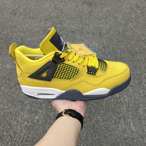 Air Jordan 4 Retro  Tour Yellow  Black and Yellow Electric Mother AJ4Style:314254-702 CT8527-700 408452-700