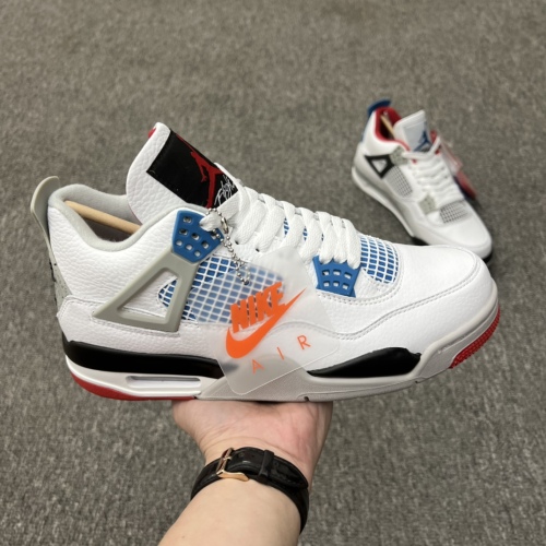 Air Jordan 4 TATTOO  What the  red and blue cricket AJ4Style:CI1184-146/408452-146