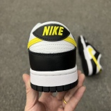 Nike Dunk Low Black White Yellow Style:FQ2431-001