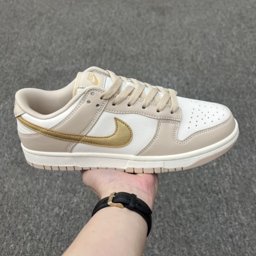 Nike Dunk Low Gold Swoosh Style:DX5930-001