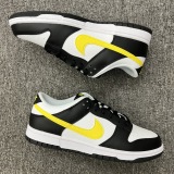 Nike Dunk Low Black White Yellow Style:FQ2431-001