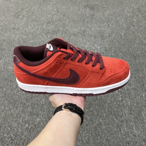 Nike Dunk Low Orange Suede Style:DQ8801-800
