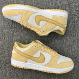 Nike Dunk Low Gold Suede Style:DV7411-200