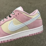 Nike Dunk Low Pink Suede Style:DV3054-600