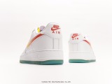 Nike Air Force 1 '07 Low White Red and YelLow Retails Coloring Low Casual Sneakers Style:NJ5696-789
