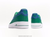 Nike Air Force 1 '0740th Anniversarygreen Classic Low Low Gangs Leisure Sneaker  Leather White Green Blue Anniversary  Style:DQ7658-300