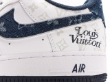 Nike Air Force 1 '07 Low  LV Co-branded Dark Night Elves-Blue Cowboy  Low Sports Shoes casual shoes Style:DR9868-600