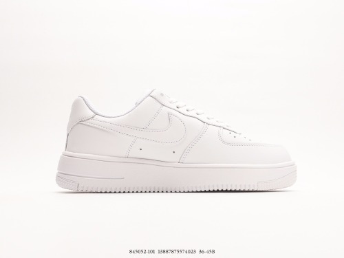 Nike Air Force 1 UltraForce Lthr  Ultra Light  pure white lightweight Low -top sneakers Style:845052-101