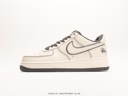 Stussy X Nike Air Force 1 Low Stucy United Low Casual Casual Shoes 3M reflective Style:UN1635-111