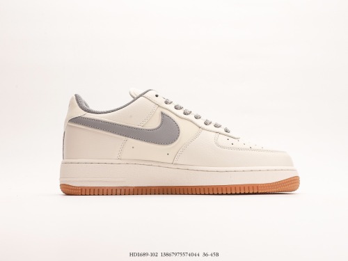 Nike Air Force 1 '07 Low Little Hanging Sky Low Casual Board Shoes  Rice Gray  Style:HD1689-102