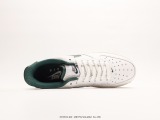 Nike Air Force 1’07 Lowwhite Green Classic Low -Bannia Leisure Sneakers  Leather White Forest Green Electric Embroidery Hook  Style:FV0392-100