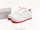 Nike WMNS Air Force 1 '07 Orange White Classic Various Leisure Sneakers Style:AO2296-101