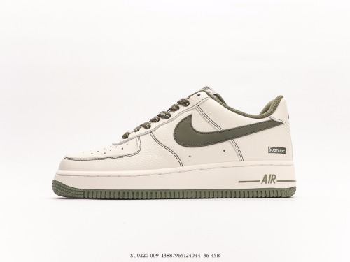 Nike Air Force 1 07 Low  Mi Jun Green  Supreme co -branded Low -top casual board shoes Style:SU0220-009
