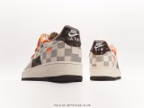 Air Force 1 07 LV8BUTTER Whitegreen Classic Low -Gangs Leisure Sneakers  butter white wood brown orange tie  Style:CV1724-112