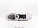 Nike Air Force 1 07 LV8GAME Overpac-Man Classic Various casual sports shoes  Leather White Black Cai Doursheng Games Print  Style:CW2288-228