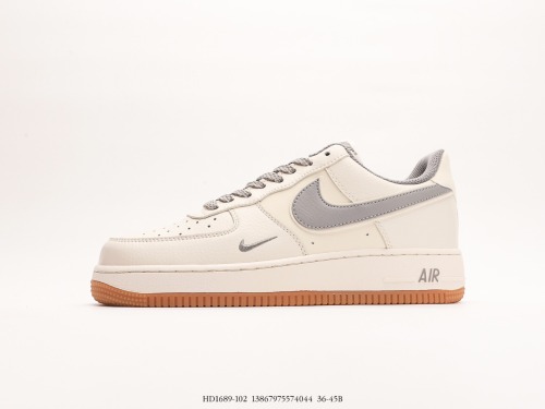 Nike Air Force 1 '07 Low Little Hanging Sky Low Casual Board Shoes  Rice Gray  Style:HD1689-102