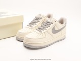 Nike Air Force 1 Low '07 cloth surface full of star Low -top casual board shoes rice gray Style:TQ1456-222